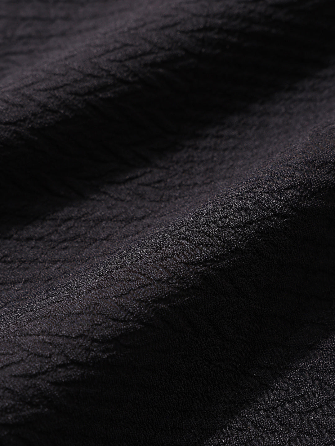 Men's Black Relaxed Resort Wear Shirt