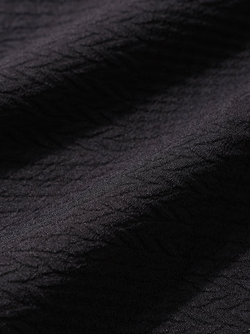Men's Black Relaxed Resort Wear Shirt