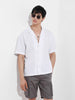 Men's White Relaxed Resort Wear Shirt