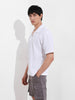 Men's White Relaxed Resort Wear Shirt