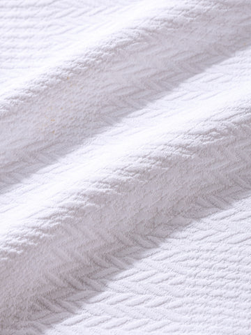 Men's White Relaxed Resort Wear Shirt