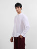Men's White Regular Fit Textured Resort Wear Shirt