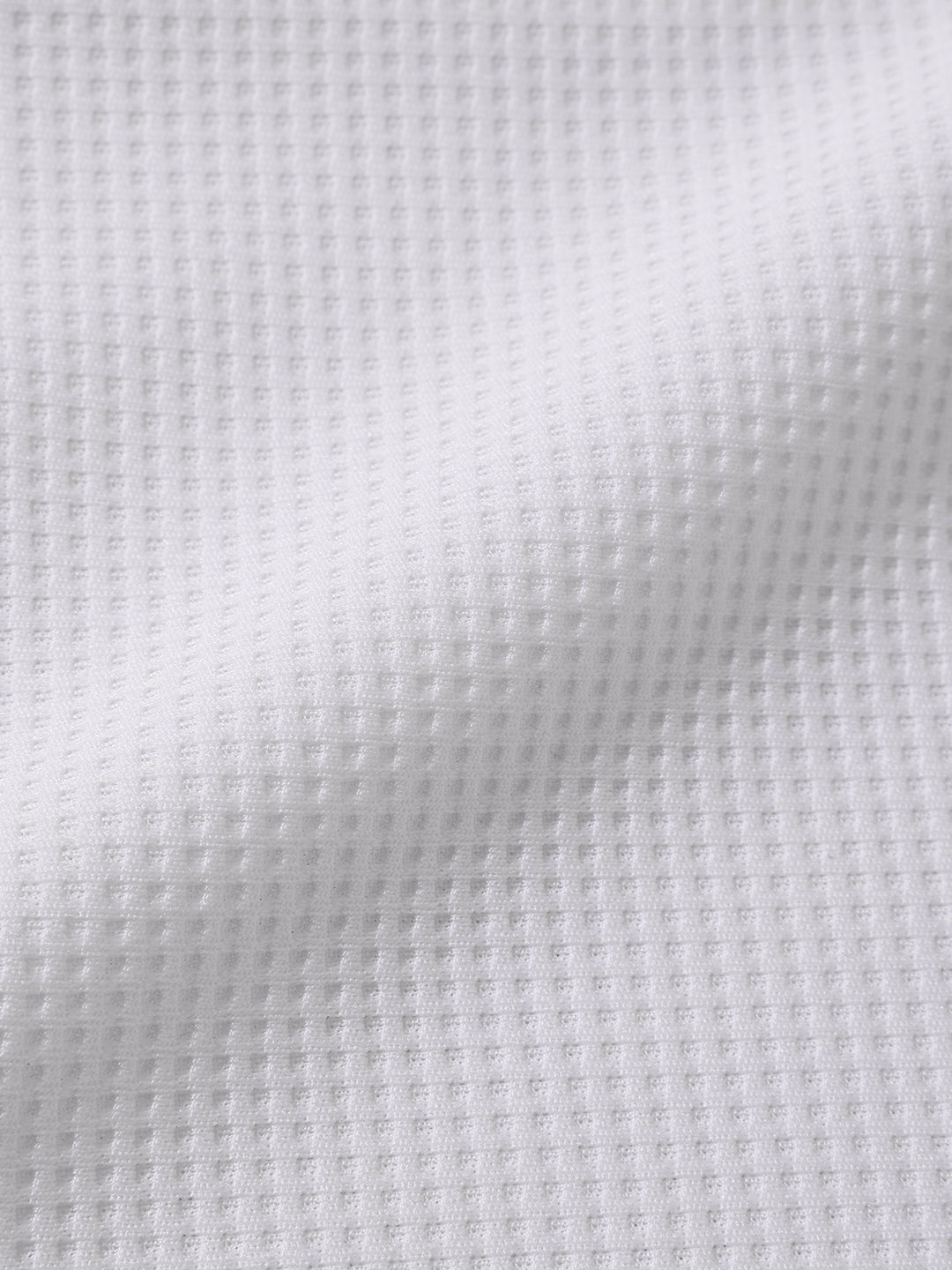 Men's White Boxy Fit Textured Utility Shirt