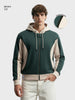 Men's Green Boxy Fit Graphic Printed Casual Sweatshirt