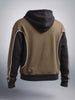 Men's Brown Boxy Fit Graphic Printed Casual Sweatshirt