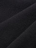 Men's Black Relaxed Fit Textured Casual Trousers