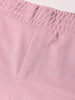 Men's Pink Relaxed Fit Textured Utility Trousers