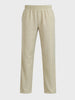 Men's Green Relaxed Fit Textured Utility Trousers