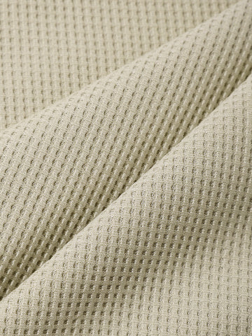 Men's Green Relaxed Fit Textured Utility Trousers