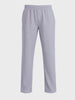 Men's Grey Relaxed Fit Textured Utility Trousers