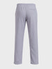 Men's Grey Relaxed Fit Textured Utility Trousers