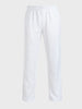 Men's White Relaxed Fit Textured Utility Trousers
