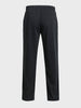 Men's Black Relaxed Fit Textured Utility Trousers