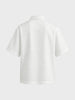 Men's White Boxy Fit Solid Casual Polo T-Shirt