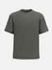 Men's Green Boxy Fit Textured Resort Wear T-Shirt