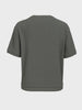 Men's Green Boxy Fit Textured Resort Wear T-Shirt
