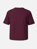 Men's Maroon Boxy Fit Textured Resort Wear T-Shirt