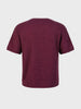 Men's Maroon Boxy Fit Solid Resort Wear T-Shirt