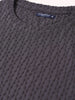 Men's Grey Boxy Fit Textured Resort Wear T-Shirt