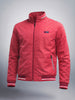 Men's Red Slim Fit Solid Casual Jackets
