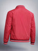 Men's Red Slim Fit Solid Casual Jackets
