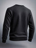 Men's Dark Grey Regular Fit Solid Casual Sweat Shirt