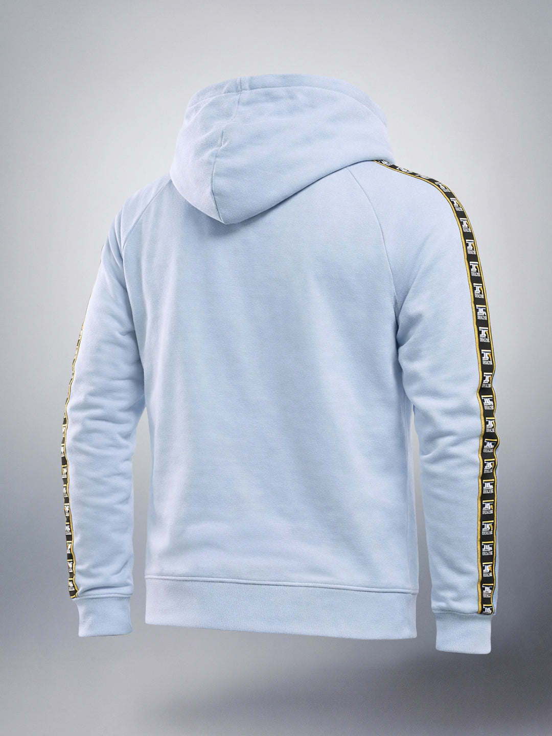 Men's Sky Blue Regular Fit Solid Casual Sweat Shirt