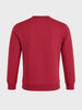 Men's Red Regular Fit Printed Casual Sweatshirts