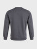 Men's Dark Grey Regular Fit Printed Casual Sweatshirts