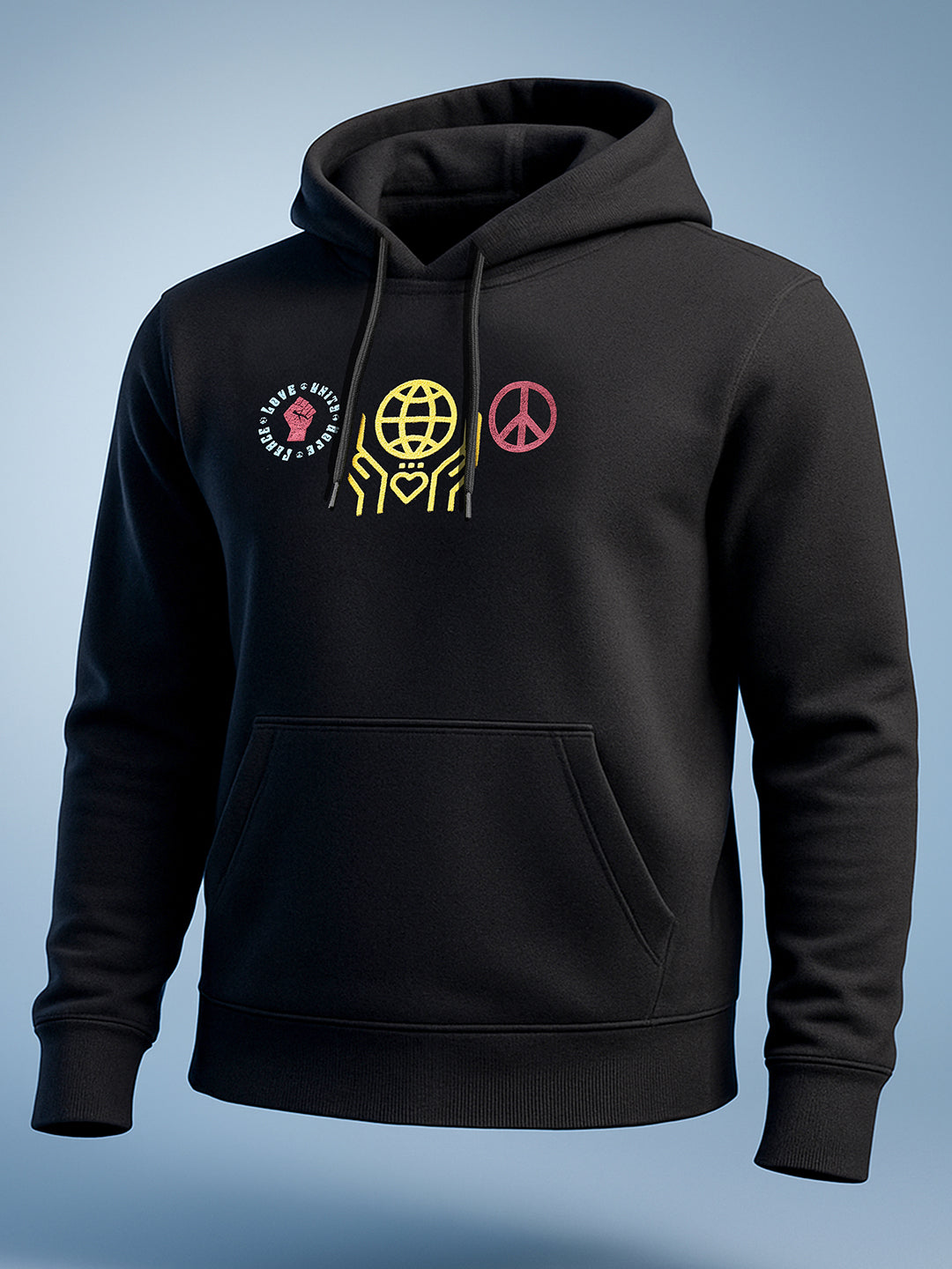 Men's Back Printed Regular Fit Sweatshirt