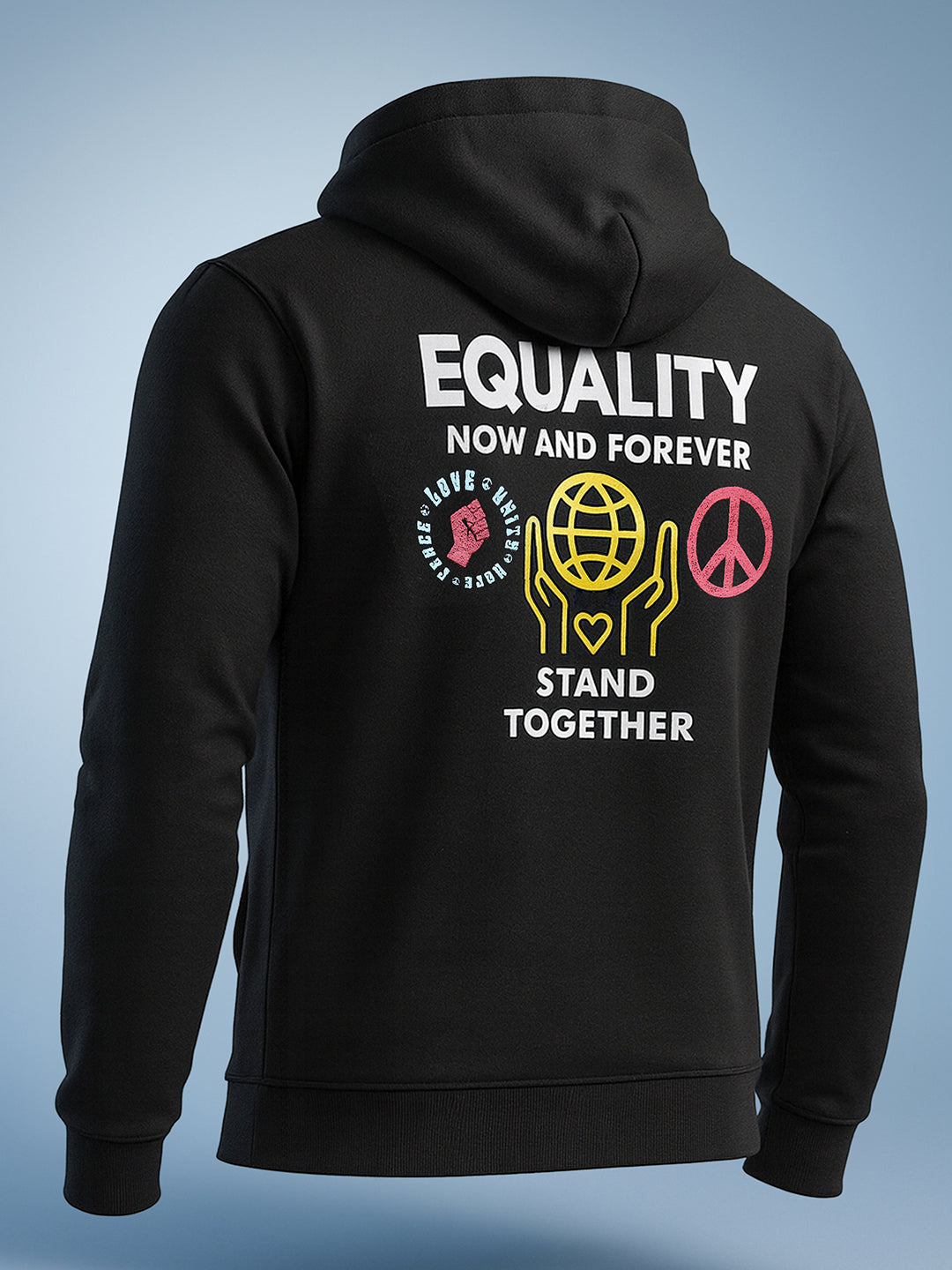 Men's Back Printed Regular Fit Sweatshirt