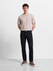 Men's Black Slim Fit Solid Casual Jeans