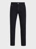 Men's Black Slim Fit Solid Casual Jeans