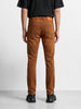 Men's Brown Slim Straight Fit Solid Street Jeans