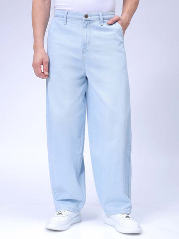 Men's Blue Regular Fit Street Jeans