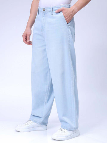 Men's Blue Regular Fit Street Jeans