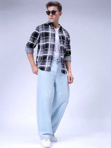 Men's Blue Regular Fit Street Jeans