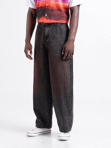 Men's Brown Regular Fit Street Jeans
