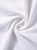 Men's White Regular Fit Textured Casual T-Shirt