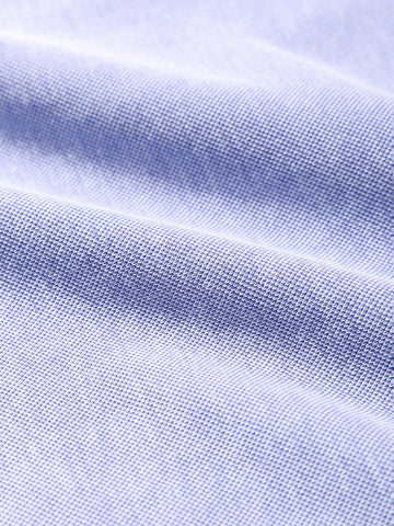 Men's Blue Regular Fit Textured Casual T-Shirt
