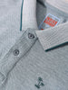 Men's Green Regular Fit Textured Casual T-Shirt