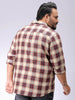 Men's Plus Size Tartan Checks Casual Shirt