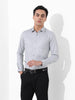 Men's Full Sleeves Slim Fit Grey Shirt