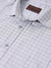 Men's Full Sleeves Slim Fit Grey Shirt