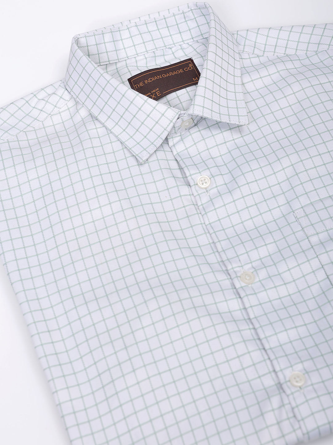 Men's Slim Fit Checked Formal Shirt