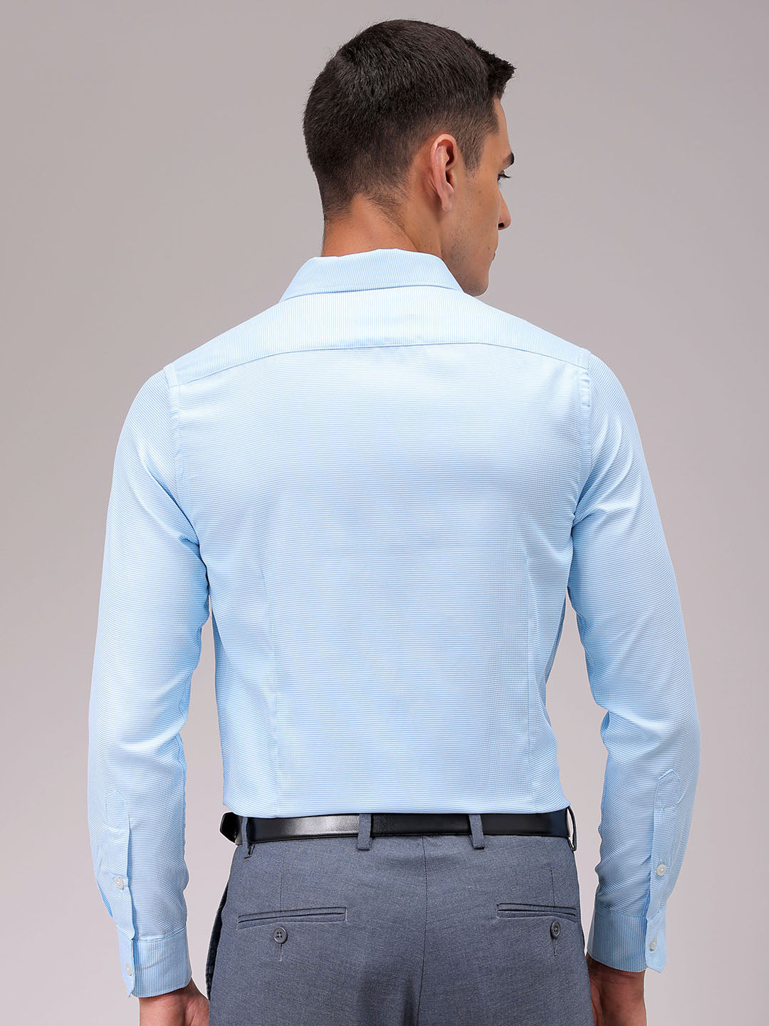 Men's Slim Fit Solid Formal Shirt