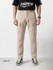 Men's Beige Slim Fit Solid Utility Cargo