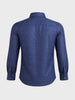 Men's Full Sleeves Slim Fit Navy Blue Shirt
