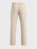 Men's Beige Slim Fit Solid Utility Cargo