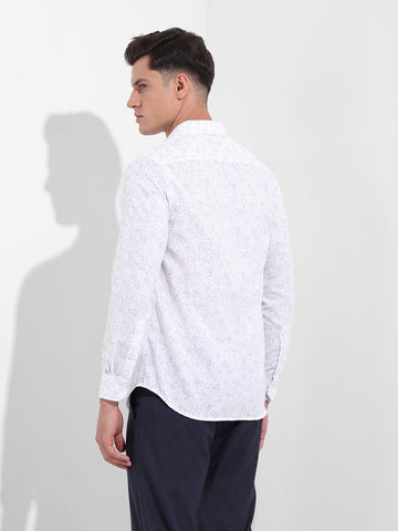 Men's Blue Slim Fit Formal Shirt